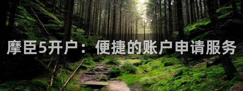 开心彩平台开户链接：摩臣5开户：便捷的账户申请服务