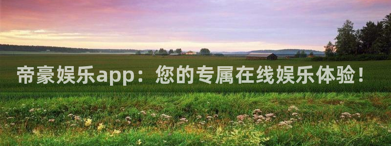 开心彩平台在线开户：帝豪娱乐app：您的专属在线娱乐体验！
